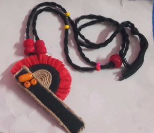 Red Flower Earrings