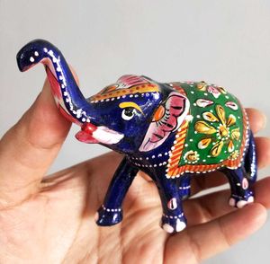 Meenakari Elephant Statue
