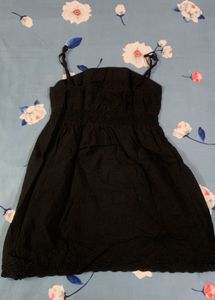Black Eyelet Sun Dress