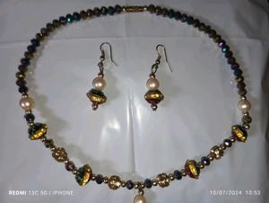 Combo Offer Beaded Necklace & Earring Set