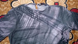 Zara Abstract Print Top