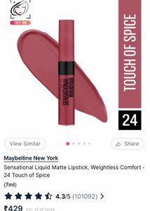 Set of 2 Maybelline Liquid Lipstick
