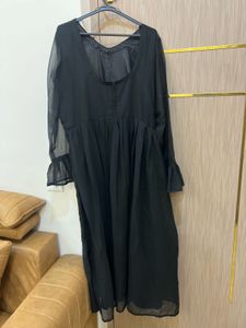 Elegant Black Ethnic Gown