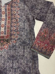 BIBA satin desi Print Kurta