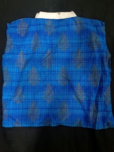 Blue Ethnic Jacket For Girls!