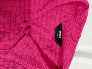 Pink Casual Shirt For Women