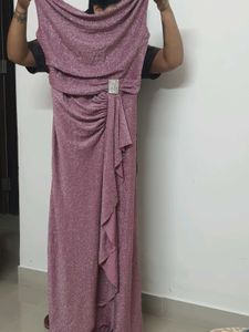 Designer Gown Glitter Size Large To Xxl