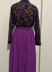 Vintage Paisley &amp; Floral Print Blouse