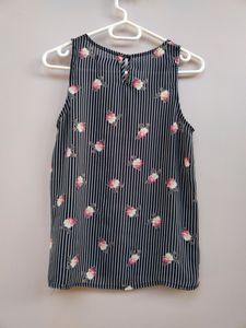 Black Striped Tank Top