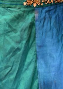 Blue &amp; Green Lehenga Choli