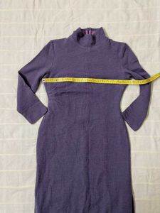 Purple Knit Dress
