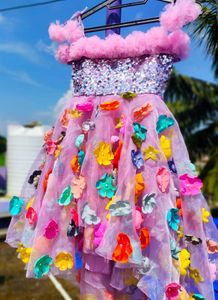 Super Flowy Disney Princes Gown For Kids