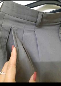 Grey Casual Pants