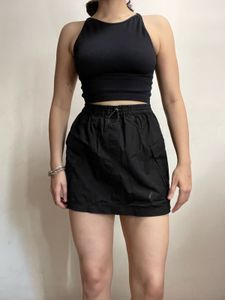 cargo mini skirt