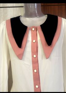 Korean Elegant Button-Down Blouse🌸❤️