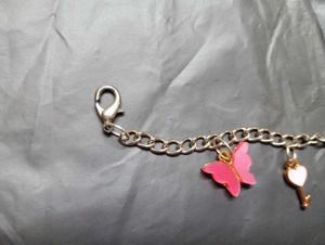 PINK CHARM BRACELET FOR SALE !!