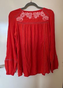 Cute Rust Colour Tunic From Marks And Spencer