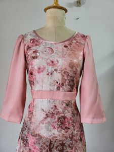 Floral Print Dress Length  32 Inches
