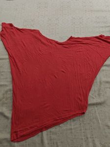 Red Graphic Print Tee