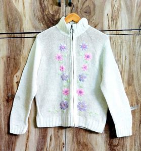 Enbroidery Work Sweater Size-36