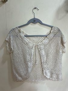 Crochet Knit Shrug