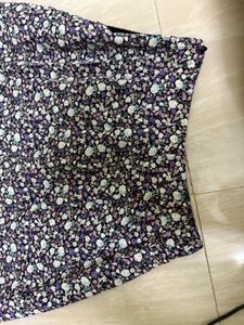 Floral Print Skirt