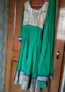 Beautiful Gown Set With Duppta And Pant