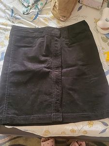 Corduroy Mini Skirt