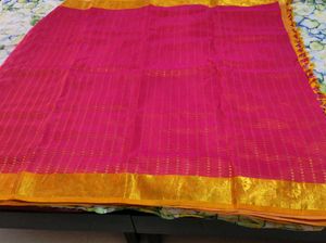 Pink Korvai Kanchipuram Silk With Patli Pallu