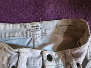 white Flared Jeans