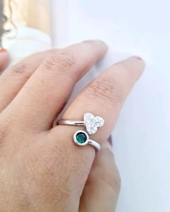 925 Silver Adjustable Ring