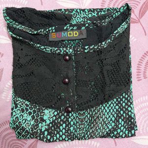 Green Kurta Top
