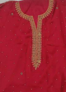 Cherry Red Unstitched Suit