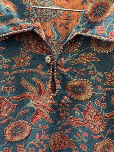 Patterned Blue Tunic Dress