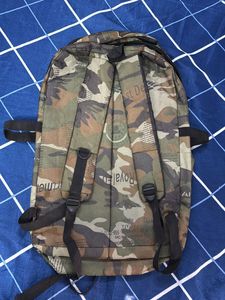 Travel Backpack Army Print