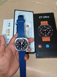 Samsung Copy Z7 Ultra Smart Watch Amoled (Blue)