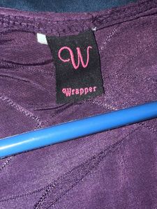 Purple V-Neck Top