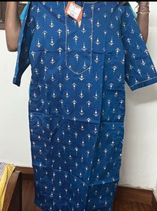 Kurti With Golden Work