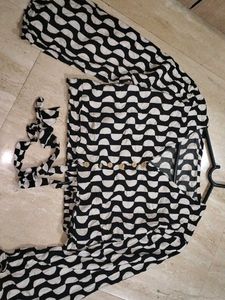 Black & White Patterned Set