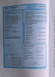 MATHEMATICS BOOKS FOR CLASS XI