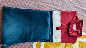 Men&#39;s Denim Jeans And T-shirt