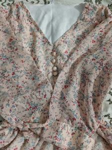 Floral Chiffon Maxi Dress