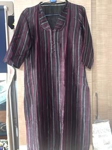 Half Mandarin Collar Kurta