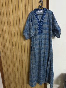 Chevron Print V-Neck Kaftan (buy1 G1)