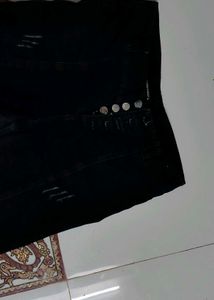 Distressed Wide Leg Jeans