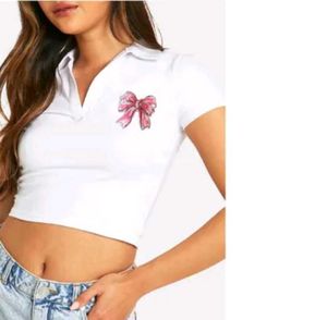Cute Bow Detail Top
