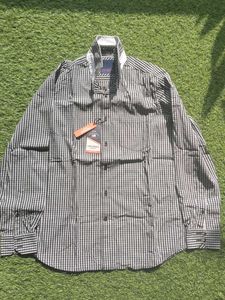 Allen Solly Black &amp; White Checkered Shirt