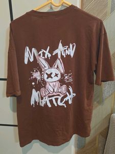 Brown Free Size Tshirt