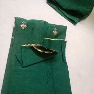 Emerald Green Embroidered Salwar Kameez