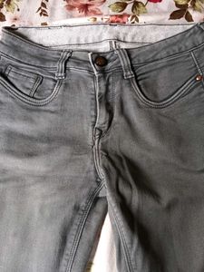 Gray Denim Jeans